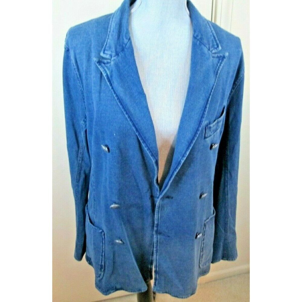 Woman's Size 4 Polo Ralph Lauren Medieval Style‎ Cotton Jean Jacket - NWT $298